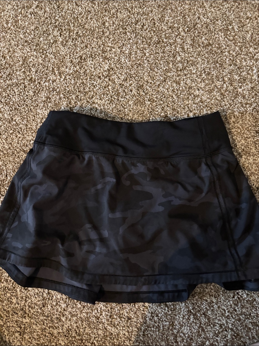 lululemon athletica Black Camo Skort